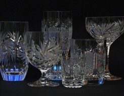 Разновидности хрустальных стаканов и бокалов