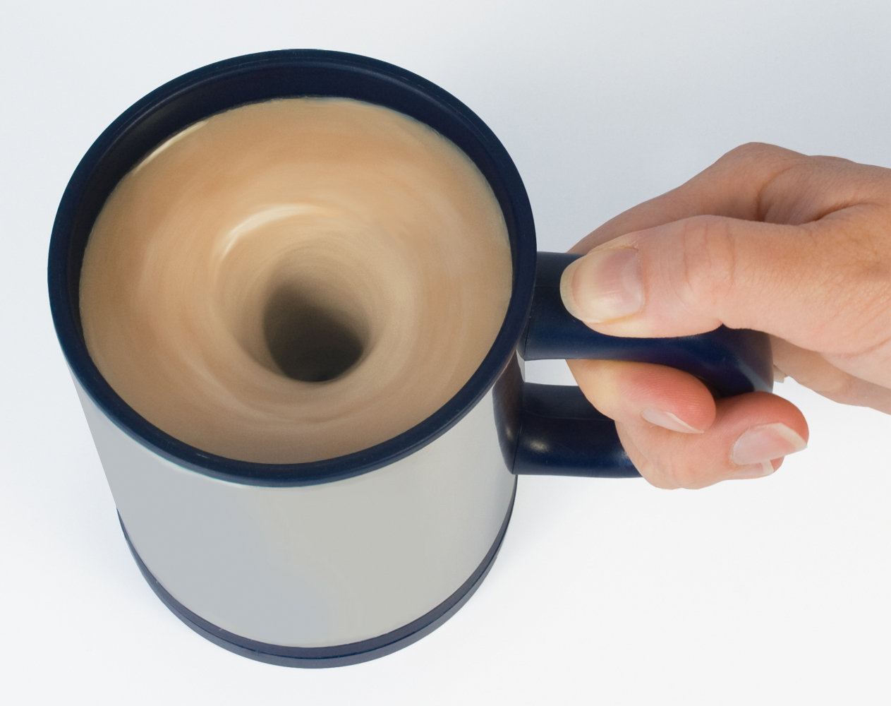 Фото кружки мешалки с кофе